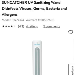 SUNCATCHER UV SANITIZING WAND